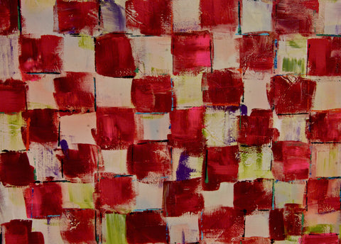 RED & WHITE CHECKERED FLAG